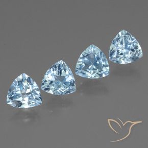 Shop natural 5.59ct Bleu ciel Topaze gems, Trillion, from Brésil at GemSelect. In stock, global shipping!