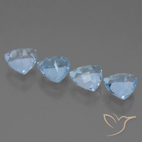 Shop natural 5.59ct Bleu ciel Topaze gems, Trillion, from Brésil at GemSelect. In stock, global shipping!