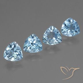 Shop natural 4.99ct Bleu ciel Topaze gems, Trillion, from Brésil at GemSelect. In stock, global shipping!