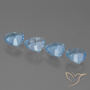 Shop natural 4.99ct Bleu ciel Topaze gems, Trillion, from Brésil at GemSelect. In stock, global shipping!