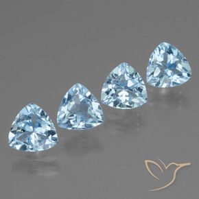 Shop natural 5.68ct Bleu ciel Topaze gems, Trillion, from Brésil at GemSelect. In stock, global shipping!