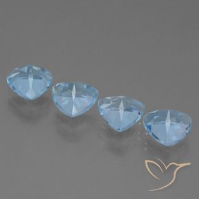 Shop natural 5.68ct Bleu ciel Topaze gems, Trillion, from Brésil at GemSelect. In stock, global shipping!