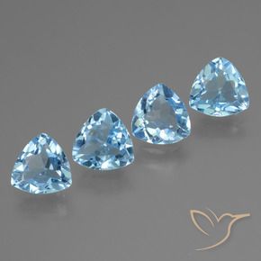 Shop natural 4.85ct Bleu ciel Topaze gems, Trillion, from Brésil at GemSelect. In stock, global shipping!