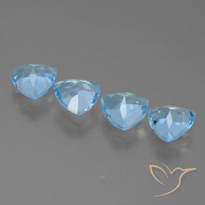Shop natural 4.85ct Bleu ciel Topaze gems, Trillion, from Brésil at GemSelect. In stock, global shipping!