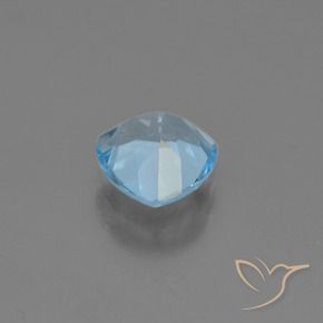 Topaze Bleu Suisse naturelle Trillion, 1.23 ct, VS