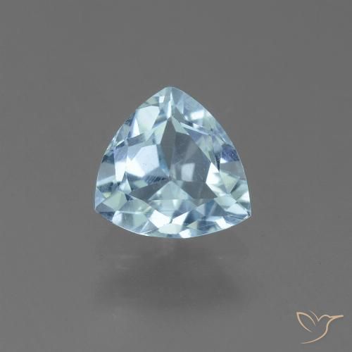 1.17ct Naturel Bleu ciel Topaze, Trillion, VS