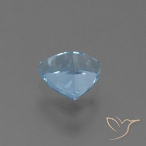 Topaze Bleu ciel naturelle Trillion, 1.34 ct, VS