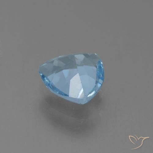 Topaze Bleu ciel naturelle Trillion, 1.32 ct, VS