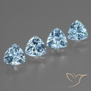 Shop natural 5.58ct Bleu ciel Topaze gems, Trillion, from Brésil at GemSelect. In stock, global shipping!