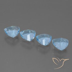 Shop natural 4.75ct Bleu ciel Topaze gems, Trillion, from Brésil at GemSelect. In stock, global shipping!