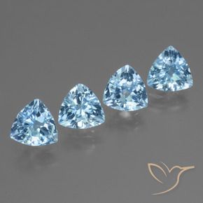 Shop natural 4.84ct Bleu Suisse Topaze gems, Trillion, from Brésil at GemSelect. In stock, global shipping!