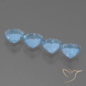 Shop natural 4.84ct Bleu Suisse Topaze gems, Trillion, from Brésil at GemSelect. In stock, global shipping!