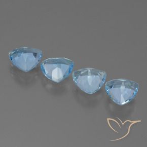 Shop natural 4.78ct Bleu ciel Topaze gems, Trillion, from Brésil at GemSelect. In stock, global shipping!