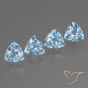 Shop natural 4.65ct Bleu ciel Topaze gems, Trillion, from Brésil at GemSelect. In stock, global shipping!