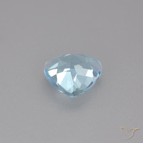 Topaze Bleu ciel naturelle Trillion, 1.45 ct, VS