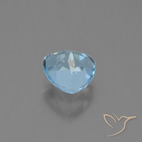 Topaze Bleu Suisse naturelle Trillion, 1.46 ct, VS
