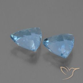 Shop natural 2.32ct Bleu ciel Topaze gems, Trillion, from Brésil at GemSelect. In stock, global shipping!