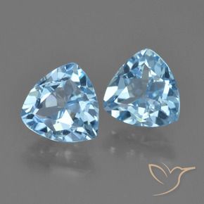 Shop natural 2.63ct Bleu Suisse Topaze gems, Trillion, from Brésil at GemSelect. In stock, global shipping!