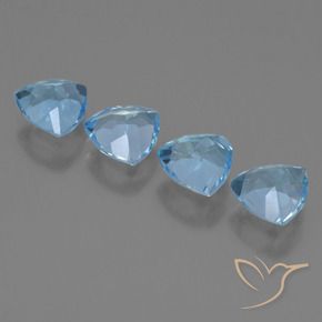 Shop natural 5.36ct Bleu ciel Topaze gems, Trillion, from Brésil at GemSelect. In stock, global shipping!