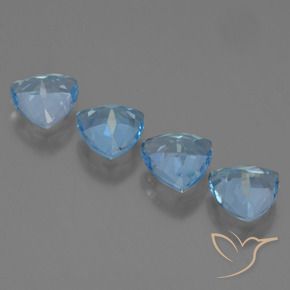 Shop natural 5.56ct Bleu Suisse Topaze gems, Trillion, from Brésil at GemSelect. In stock, global shipping!