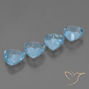 Shop natural 5.40ct Bleu ciel Topaze gems, Trillion, from Brésil at GemSelect. In stock, global shipping!