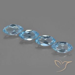 Shop natural 4.05ct Bleu Suisse Topaze gems, Marquise, from Brésil at GemSelect. In stock, global shipping!