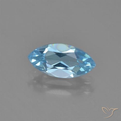1.34ct Naturel Bleu ciel Topaze, Marquise, VVS-VS