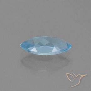 Topaze Bleu ciel naturelle Marquise, 1.34 ct, VVS-VS