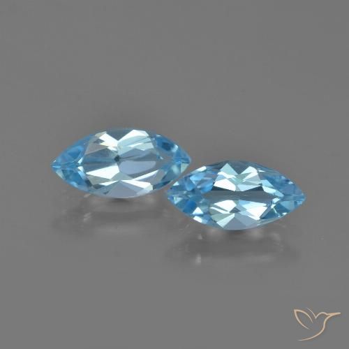 Shop natural 2.29ct Bleu Suisse Topaze gems, Marquise, from Brésil at GemSelect. In stock, global shipping!