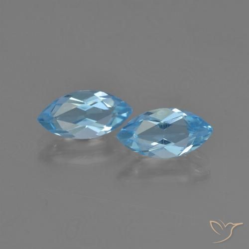 Shop natural 2.41ct Bleu Suisse Topaze gems, Marquise, from Brésil at GemSelect. In stock, global shipping!