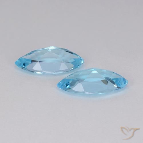 Shop natural 2.51ct Bleu ciel Topaze gems, Marquise, from Brésil at GemSelect. In stock, global shipping!