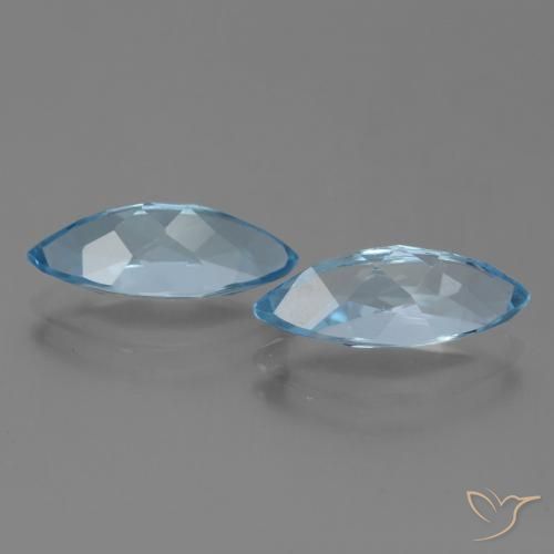 Shop natural 7.51ct Bleu Suisse Topaze gems, Marquise, from Brésil at GemSelect. In stock, global shipping!