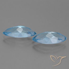 Shop natural 7.36ct Bleu ciel Topaze gems, Marquise, from Brésil at GemSelect. In stock, global shipping!