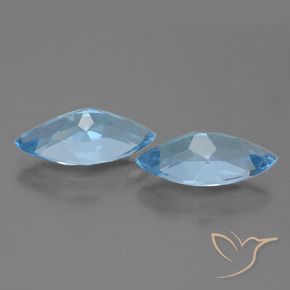Shop natural 7.07ct Bleu Suisse Topaze gems, Marquise, from Brésil at GemSelect. In stock, global shipping!