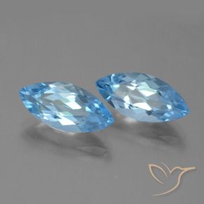 Shop natural 7.40ct Bleu ciel Topaze gems, Marquise, from Brésil at GemSelect. In stock, global shipping!