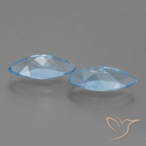 Shop natural 7.40ct Bleu ciel Topaze gems, Marquise, from Brésil at GemSelect. In stock, global shipping!