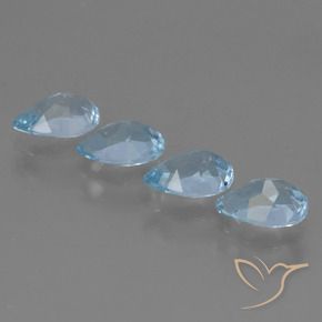 Shop natural 3.51ct Bleu ciel Topaze gems, En forme de poire, from Brésil at GemSelect. In stock, global shipping!