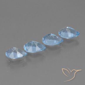 Shop natural 3.33ct Bleu ciel Topaze gems, En forme de poire, from Brésil at GemSelect. In stock, global shipping!