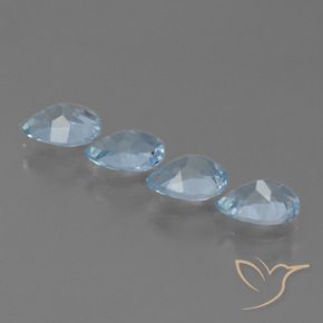 Shop natural 3.31ct Bleu ciel Topaze gems, En forme de poire, from Brésil at GemSelect. In stock, global shipping!