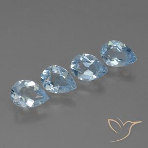 Shop natural 3.02ct Bleu ciel Topaze gems, En forme de poire, from Brésil at GemSelect. In stock, global shipping!