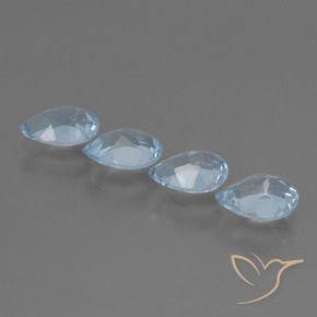 Shop natural 3.02ct Bleu ciel Topaze gems, En forme de poire, from Brésil at GemSelect. In stock, global shipping!