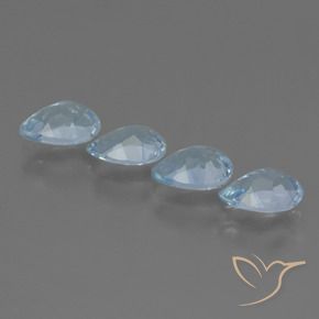 Shop natural 3.45ct Bleu ciel Topaze gems, En forme de poire, from Brésil at GemSelect. In stock, global shipping!