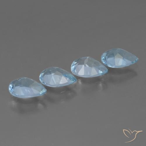 Shop natural 3.28ct Bleu Suisse Topaze gems, En forme de poire, from Brésil at GemSelect. In stock, global shipping!