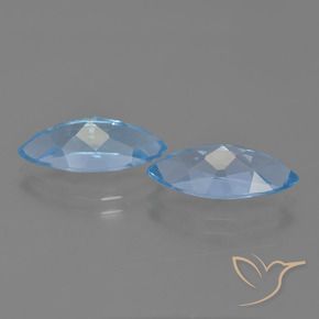 Shop natural 7.46ct Bleu Suisse Topaze gems, Marquise, from Brésil at GemSelect. In stock, global shipping!
