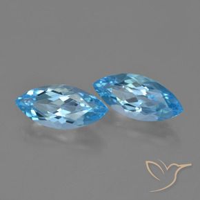 Shop natural 7.35ct Bleu Suisse Topaze gems, Marquise, from Brésil at GemSelect. In stock, global shipping!