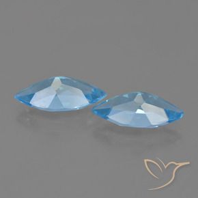 Shop natural 7.06ct Bleu Suisse Topaze gems, Marquise, from Brésil at GemSelect. In stock, global shipping!