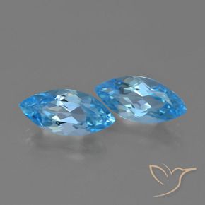Shop natural 7.54ct Bleu Suisse Topaze gems, Marquise, from Brésil at GemSelect. In stock, global shipping!