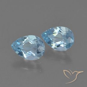 Shop natural 1.61ct Bleu ciel Topaze gems, En forme de poire, from Brésil at GemSelect. In stock, global shipping!