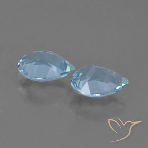 Shop natural 1.61ct Bleu ciel Topaze gems, En forme de poire, from Brésil at GemSelect. In stock, global shipping!