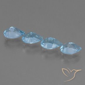 Shop natural 3.15ct Bleu ciel Topaze gems, En forme de poire, from Brésil at GemSelect. In stock, global shipping!